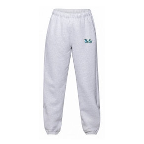 UCLA Women's Scuba Boyfriend Oversized-Fit Jogger - Heathered Light Grey